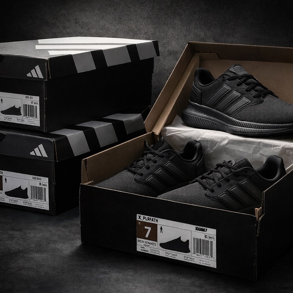 Adidas Men's Black Sneakers